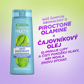 Fructis AntiDandruff Re-Oxygen Shampoo - Šampon proti lupům